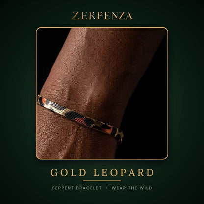 ZERPENZA Gold Leopard Bracelet