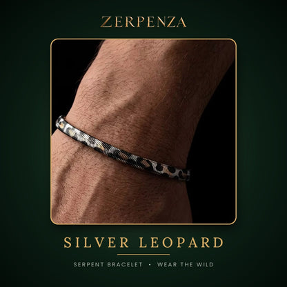 ZERPENZA Silver Leopard Bracelet